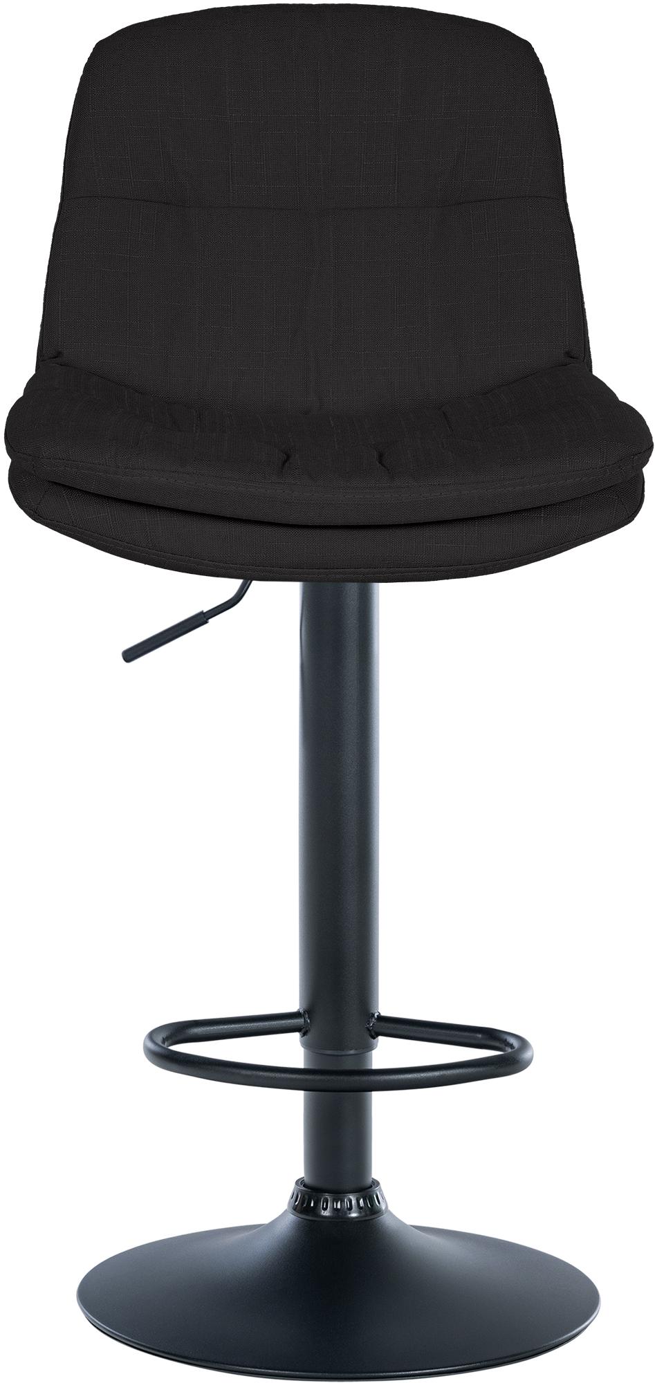 Barhocker Laurel Stoff schwarz – Ansicht 7