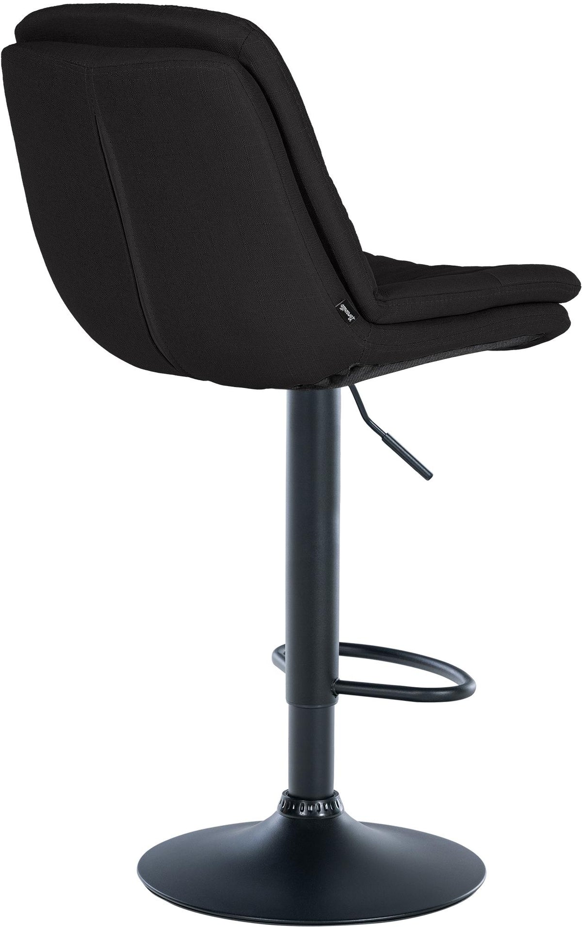 Barhocker Laurel Stoff schwarz – Ansicht 6
