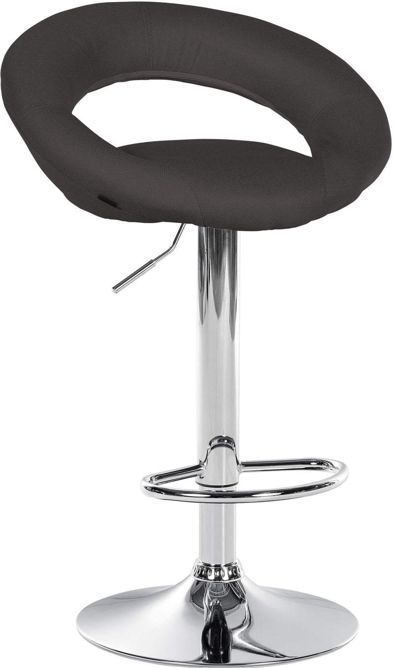 Barhocker Olinda Stoff chrom