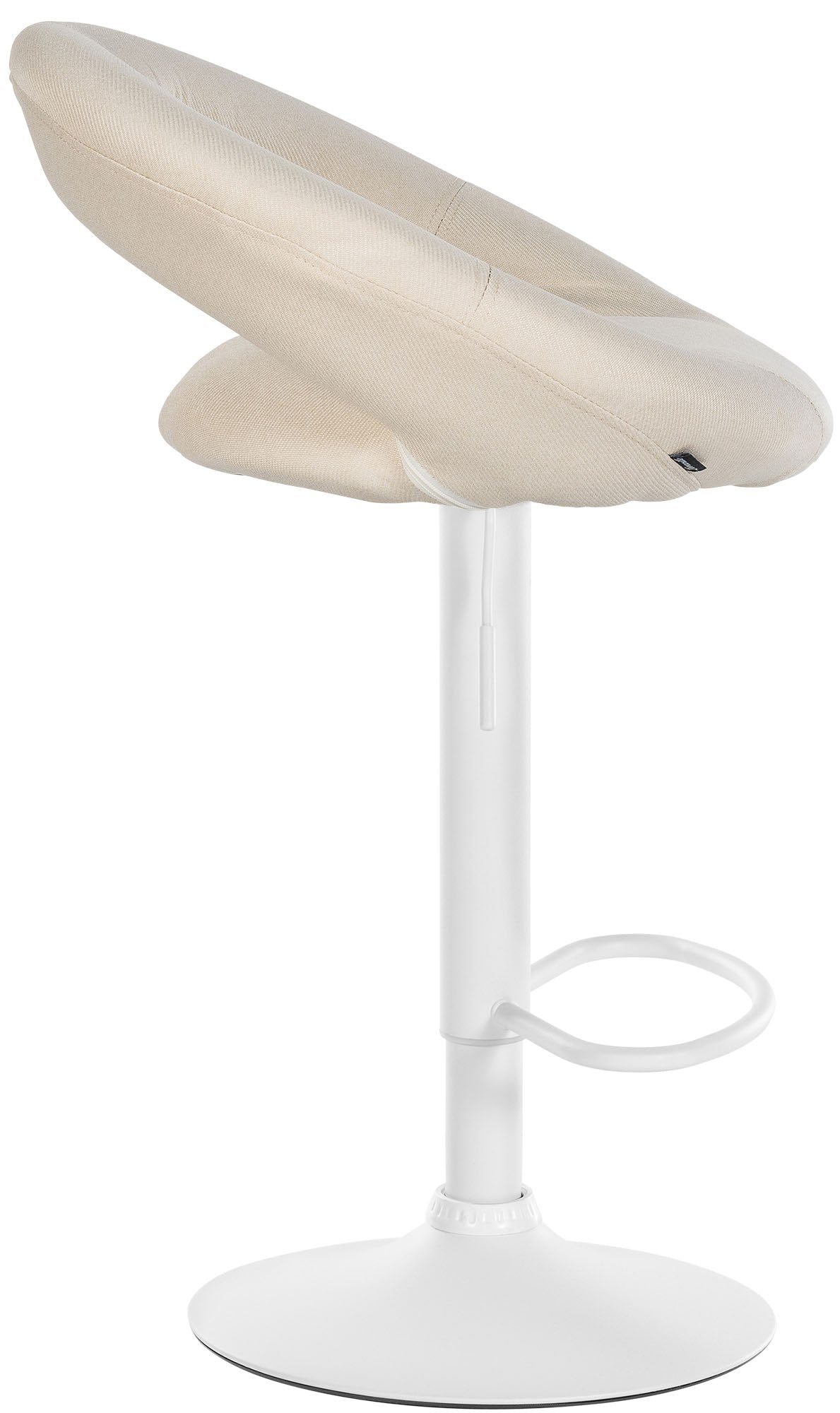 Barhocker Olinda Stoff weiß – Ansicht 7