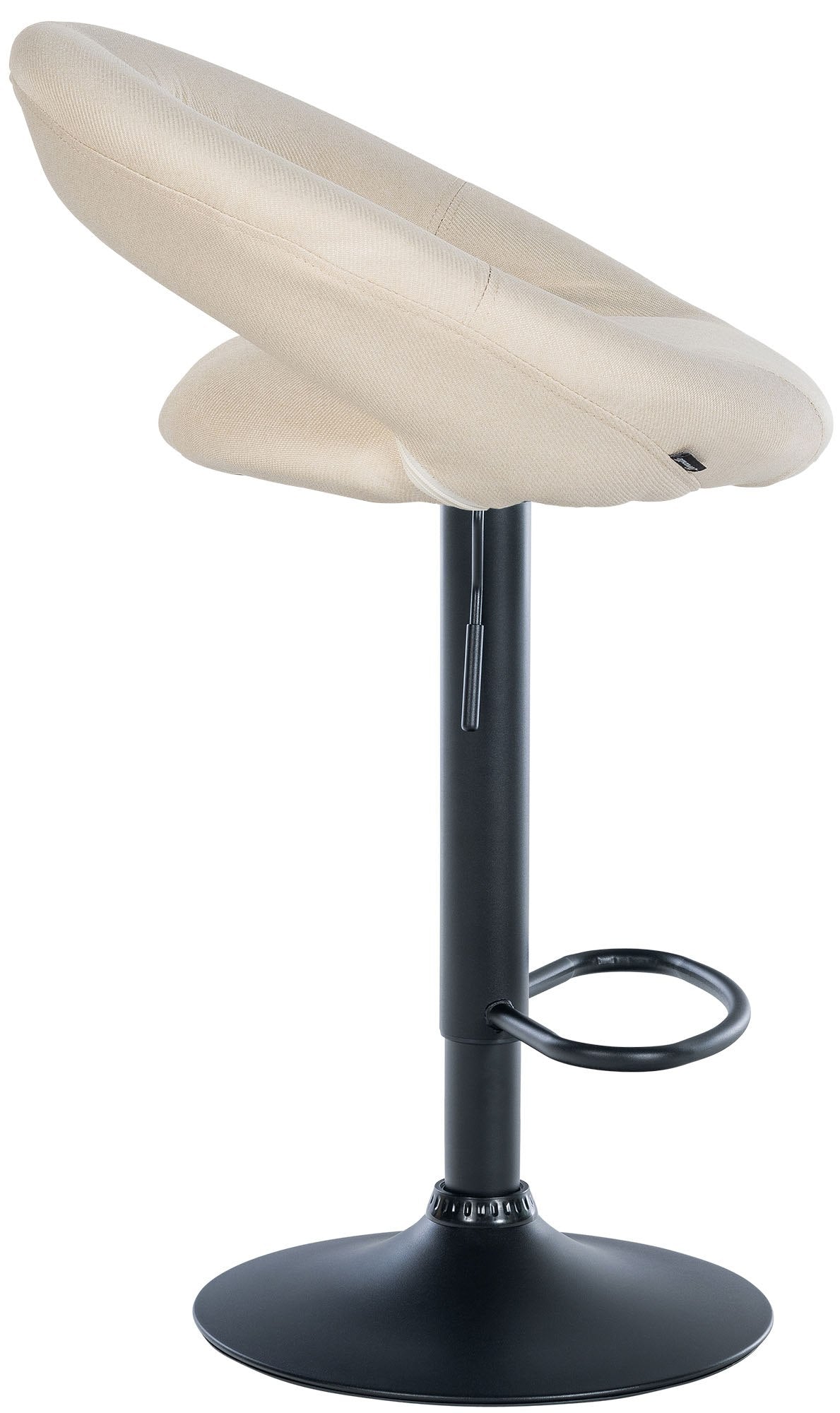 Barhocker Olinda Stoff schwarz – Ansicht 7