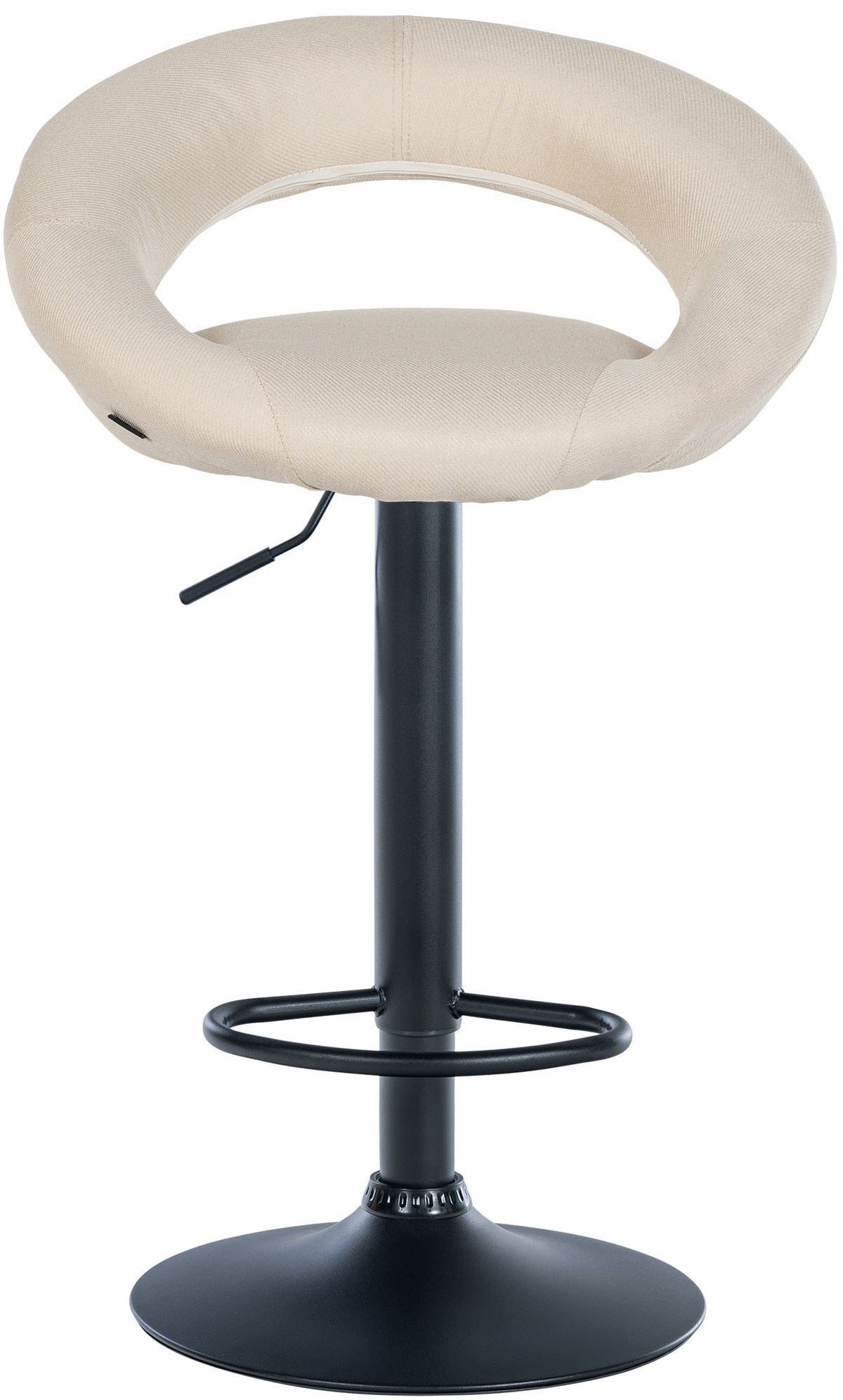 Barhocker Olinda Stoff schwarz – Ansicht 6