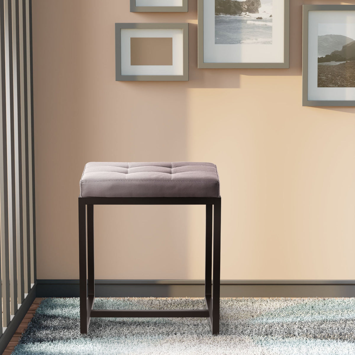 Sitzhocker Barci B Kunstleder – Ansicht 3