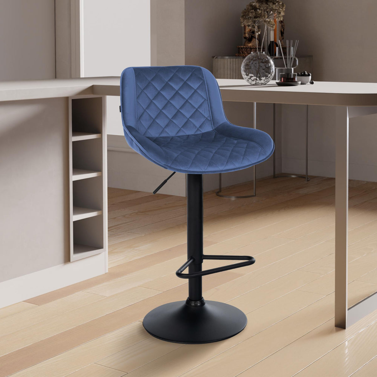 Barhocker Kasson Samt – Ansicht 3