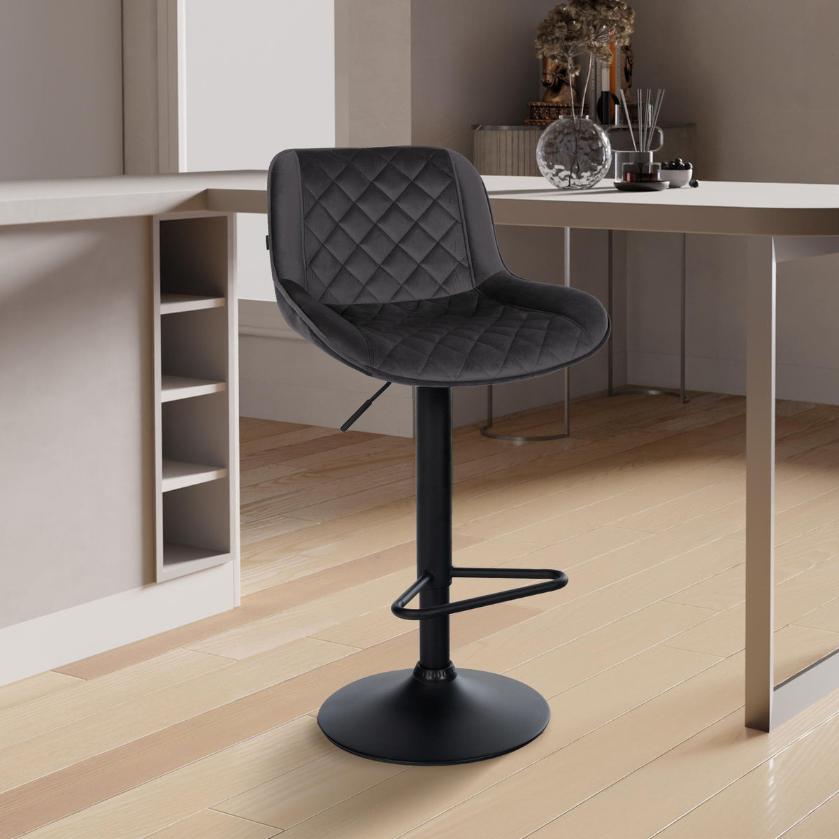 Barhocker Kasson Samt – Ansicht 11