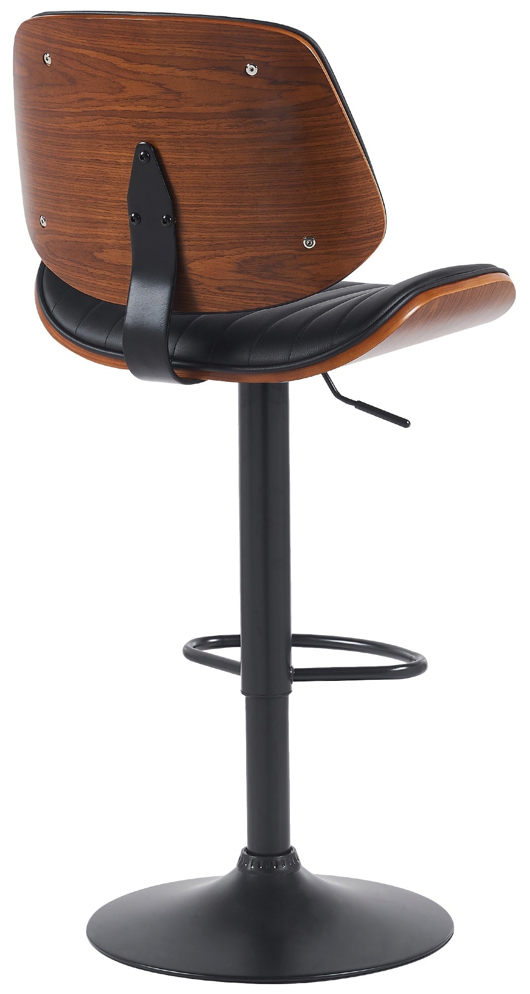2er Set Barhocker Clawson Kunstleder schwarz – Ansicht 5
