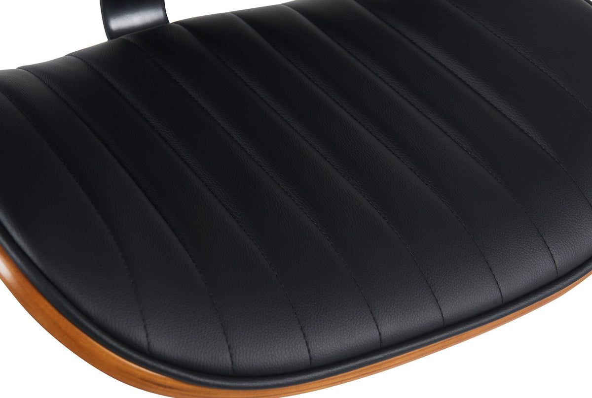 2er Set Barhocker Clawson Kunstleder schwarz – Ansicht 7