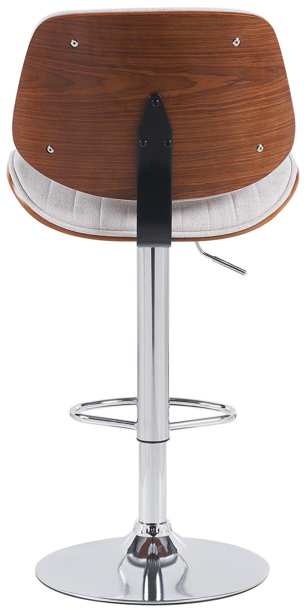 2er Set Barhocker Clawson Stoff chrom – Ansicht 13