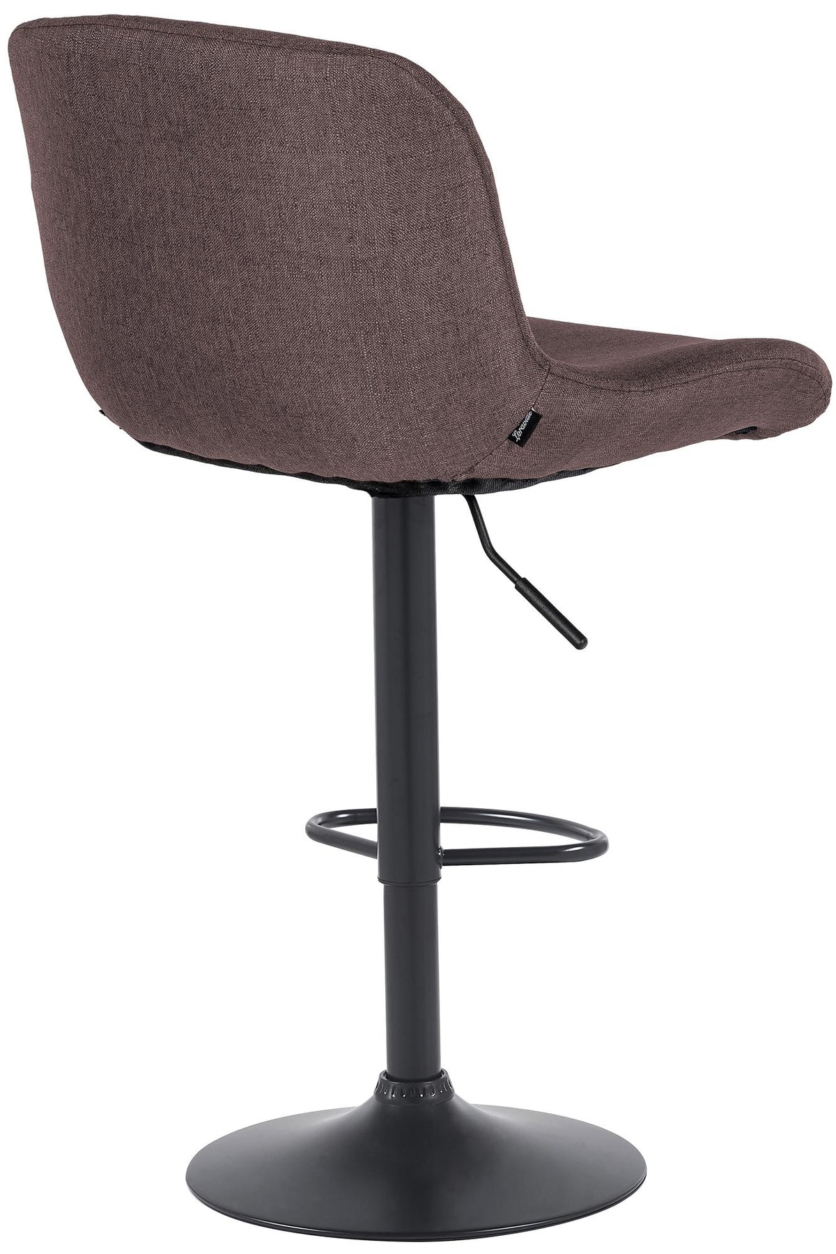 2er Set Barhocker Solon Schwarz Stoff – Ansicht 6