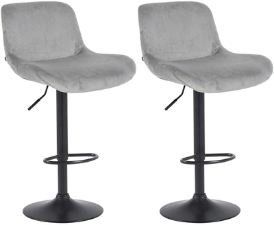 2er Set Barhocker Solon Schwarz