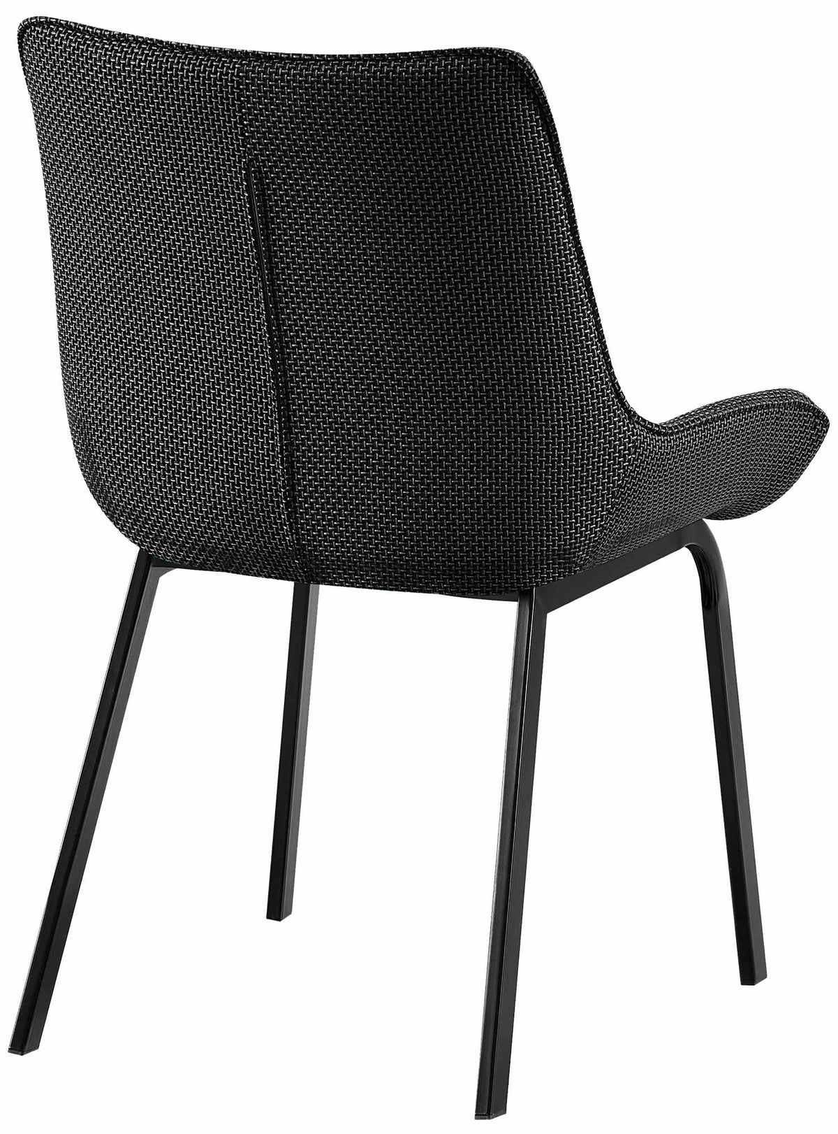 2er Set Stuhl Saranda Stoff schwarz – Ansicht 19
