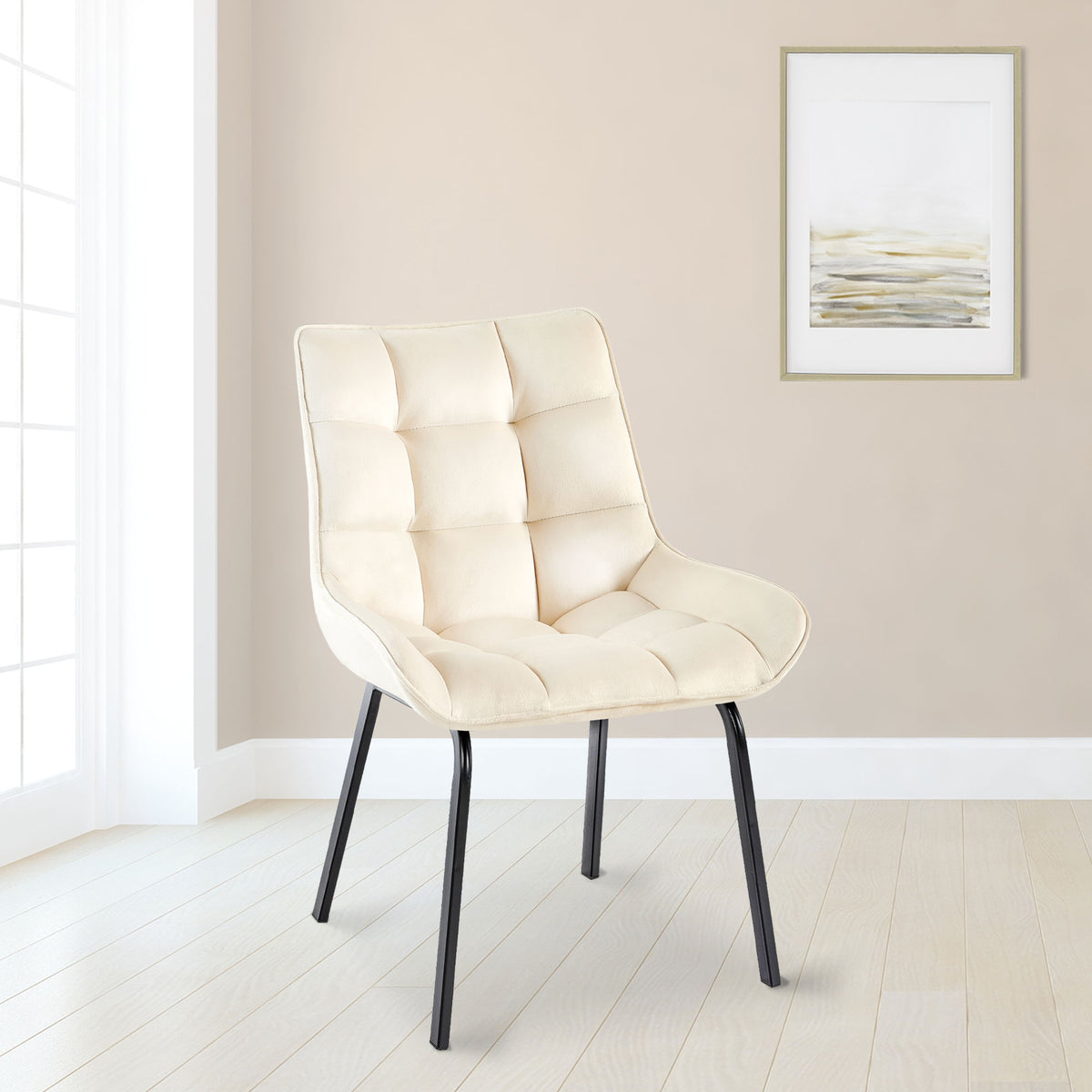 2er Set Stuhl Saranda Samt – Ansicht 3