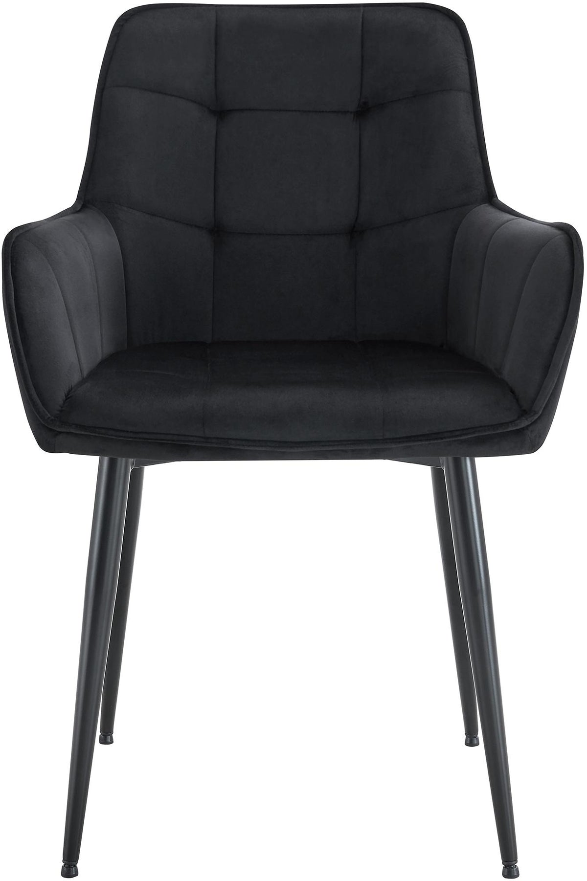 2er Set Esszimmerstuhl Ferndale Samt – Ansicht 6