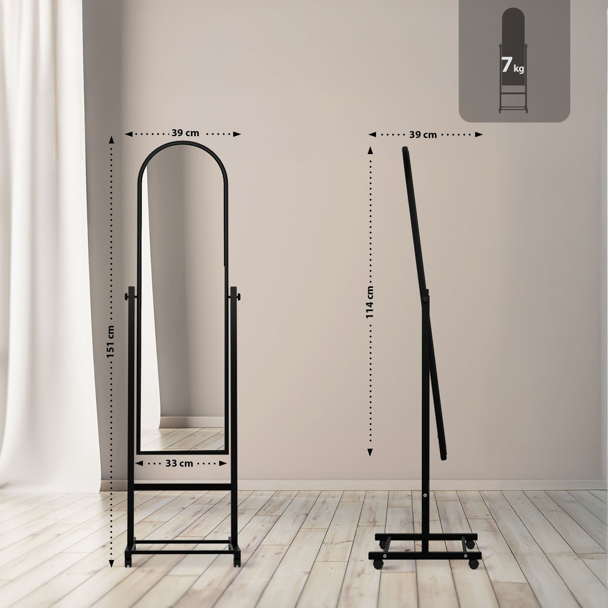 Standspiegel Evoir – Ansicht 9