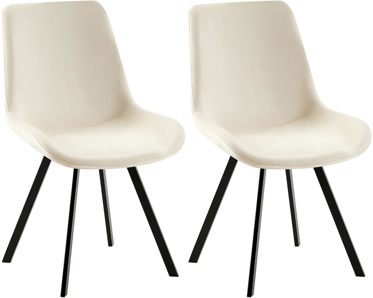 2er Set Esszimmerstuhl Lewes Samt – Ansicht 15