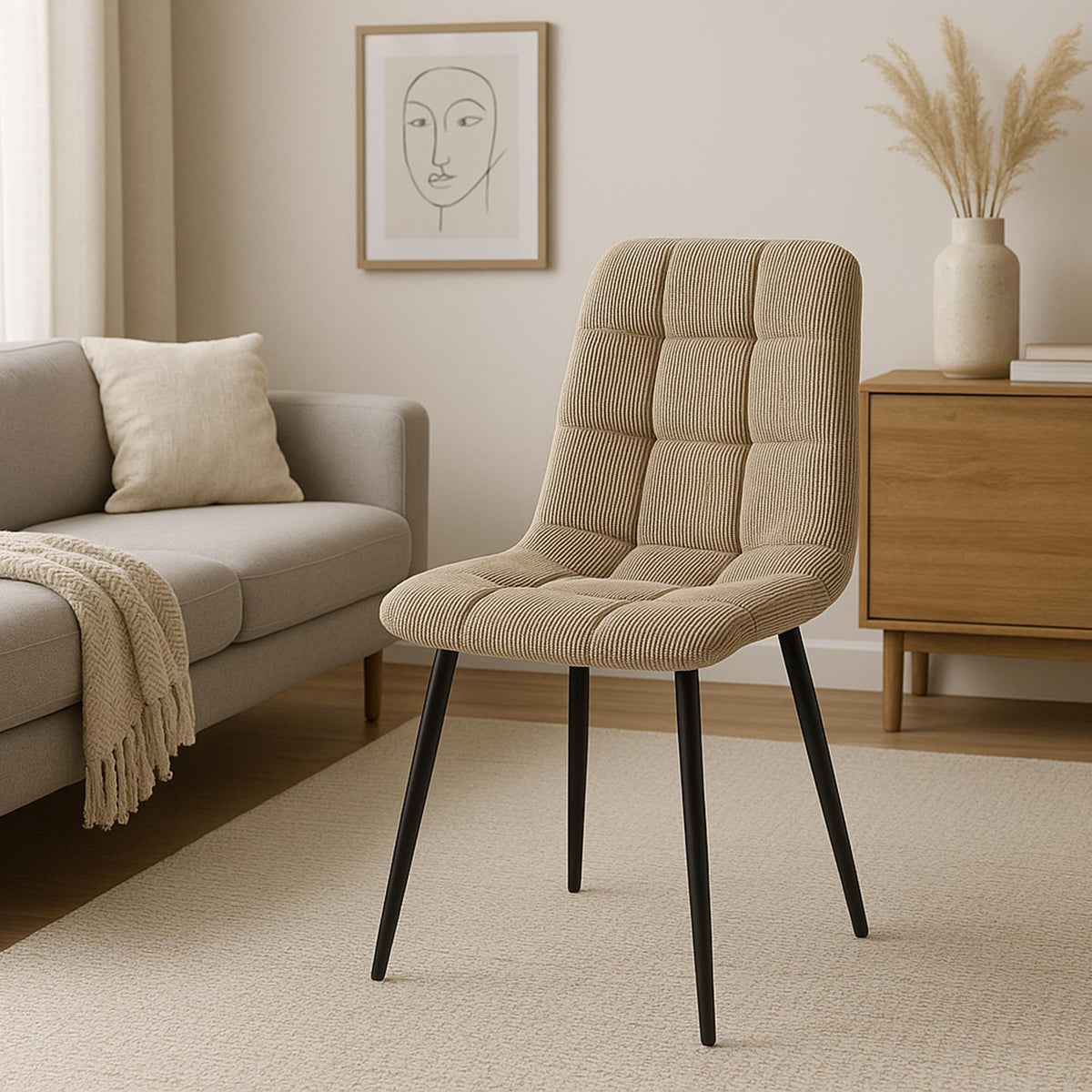 Esszimmerstuhl Antibes Cord – Ansicht 10