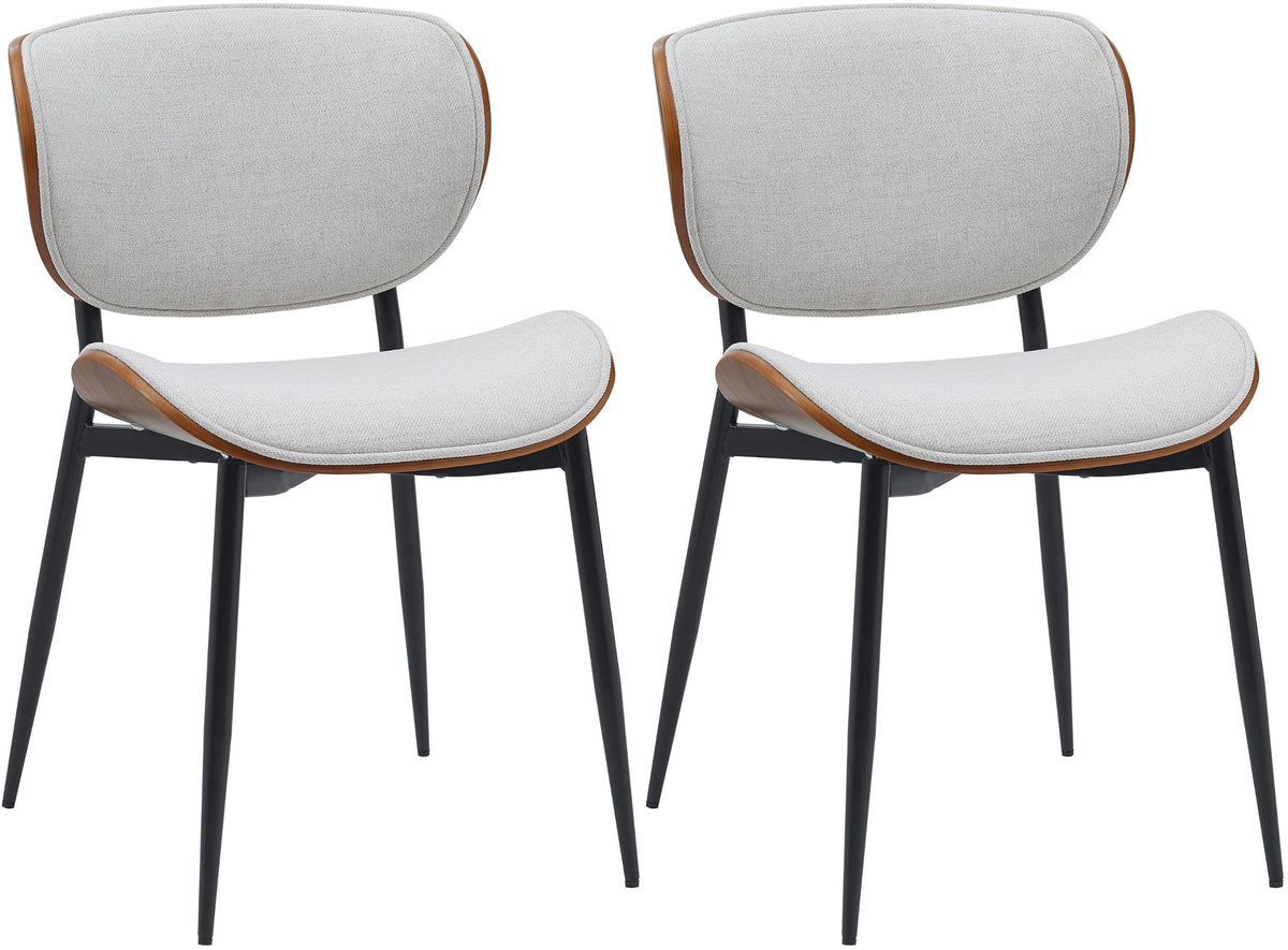 2er Set Esszimmerstuhl Enid Stoff – Ansicht 8