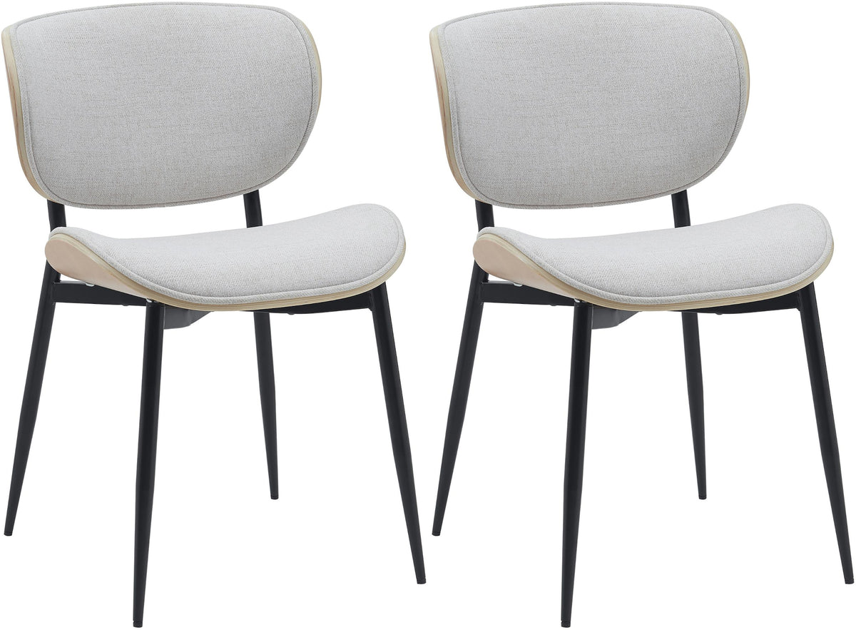 2er Set Esszimmerstuhl Enid Stoff – Ansicht 15
