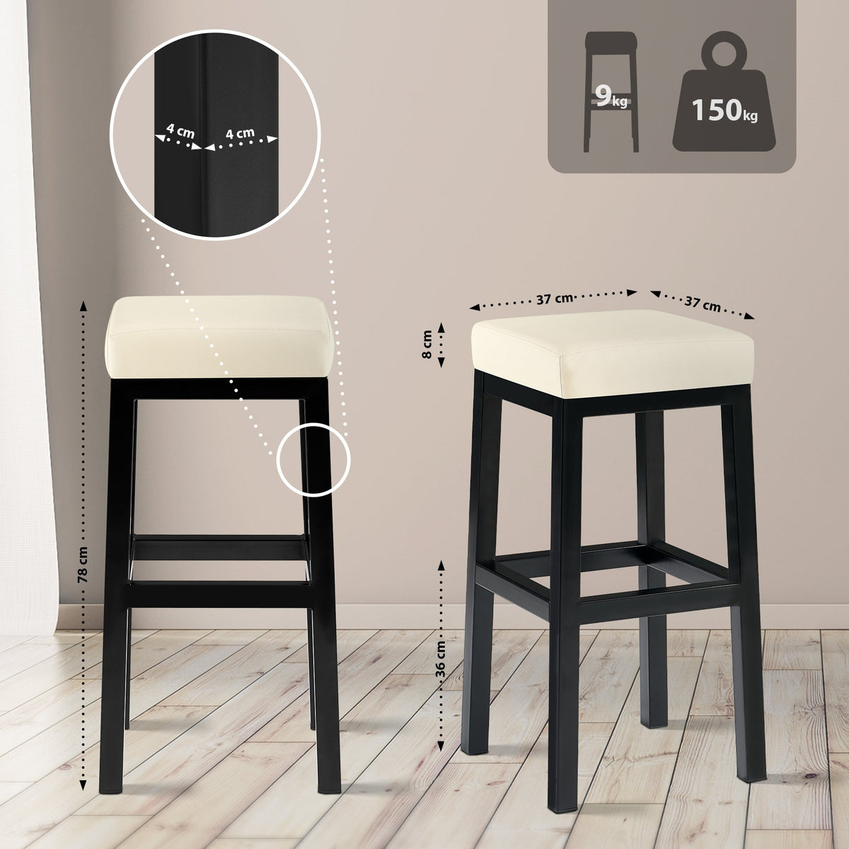 Barhocker Taylor B80 – Ansicht 15