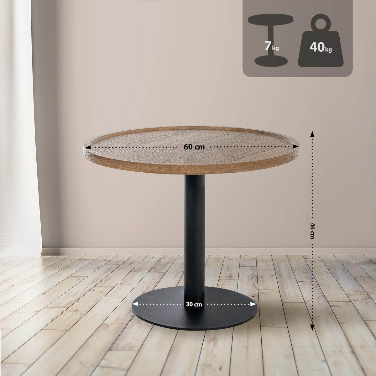 Beistelltisch Aspen L – Ansicht 2