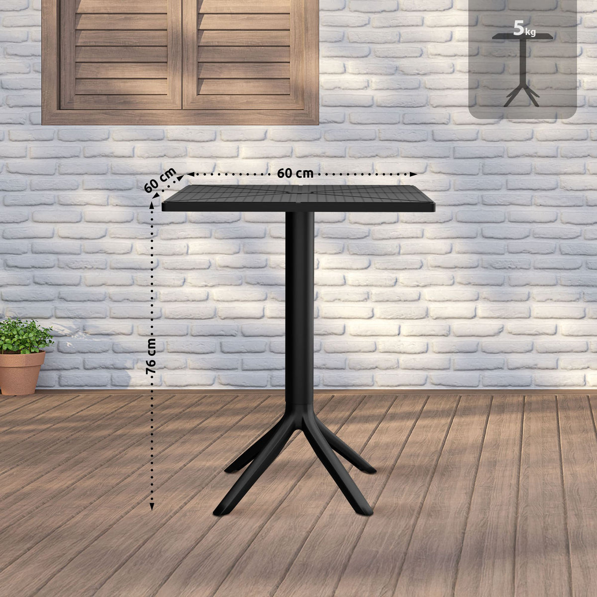 Tisch Nuvela 60x60 cm – Ansicht 8