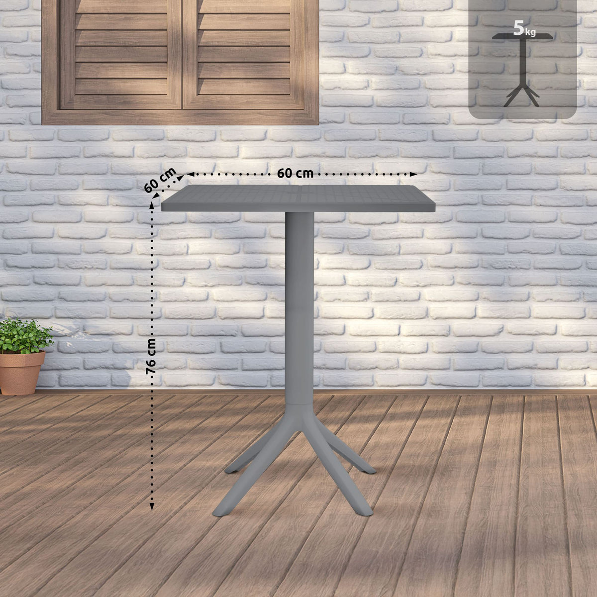 Tisch Nuvela 60x60 cm – Ansicht 14