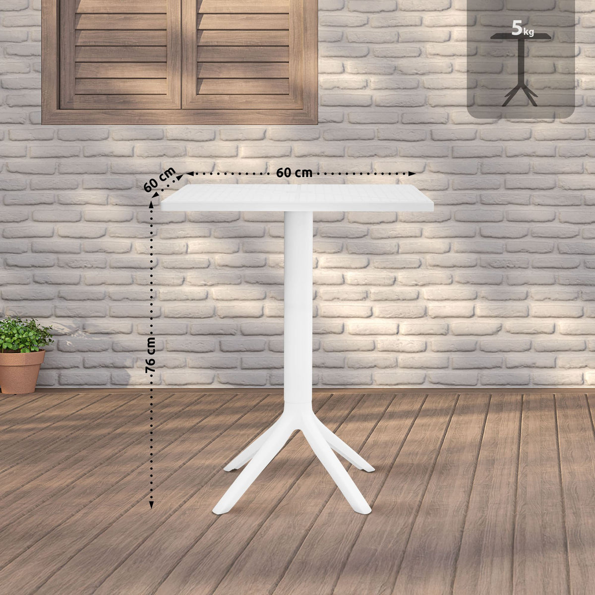 Tisch Nuvela 60x60 cm – Ansicht 2