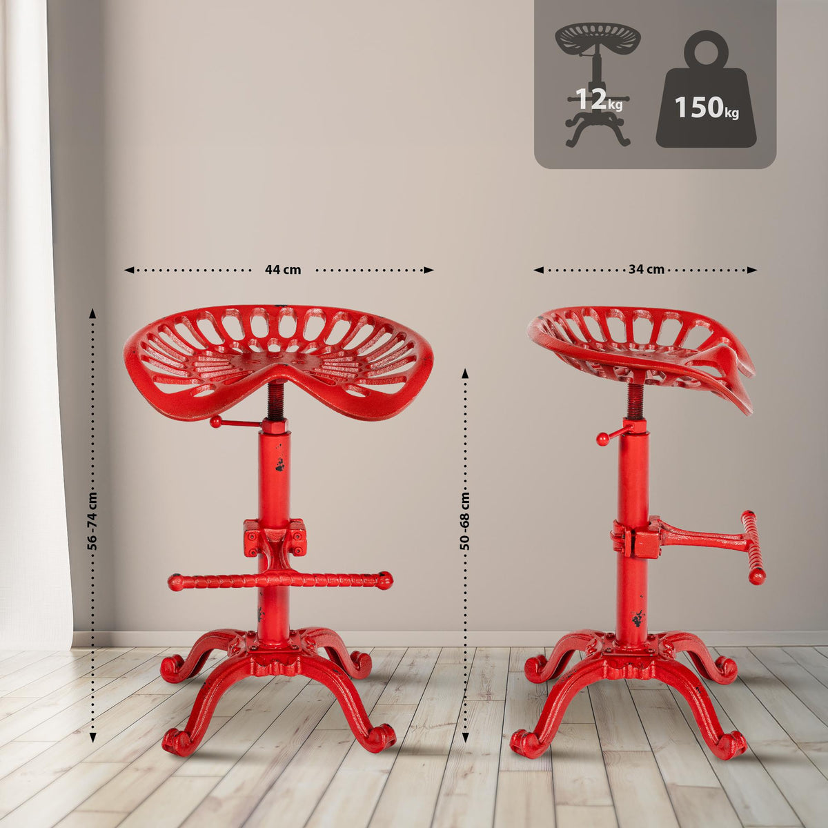 2er Set Barhocker Butch – Ansicht 20