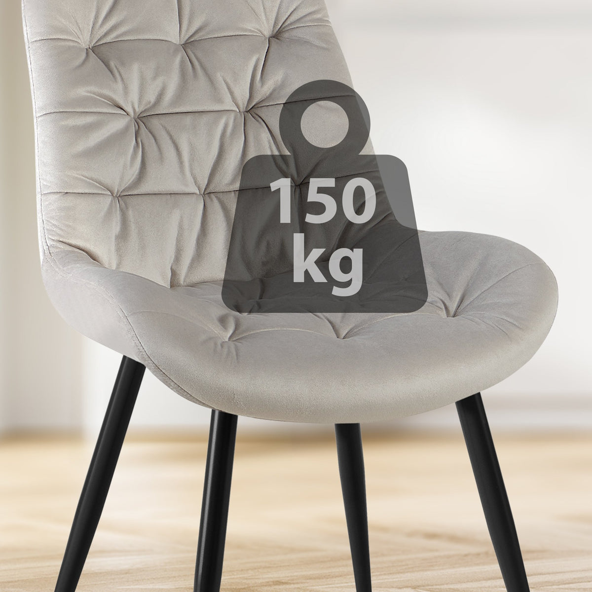 2er Set Esszimmerstuhl Rossford – Ansicht 4