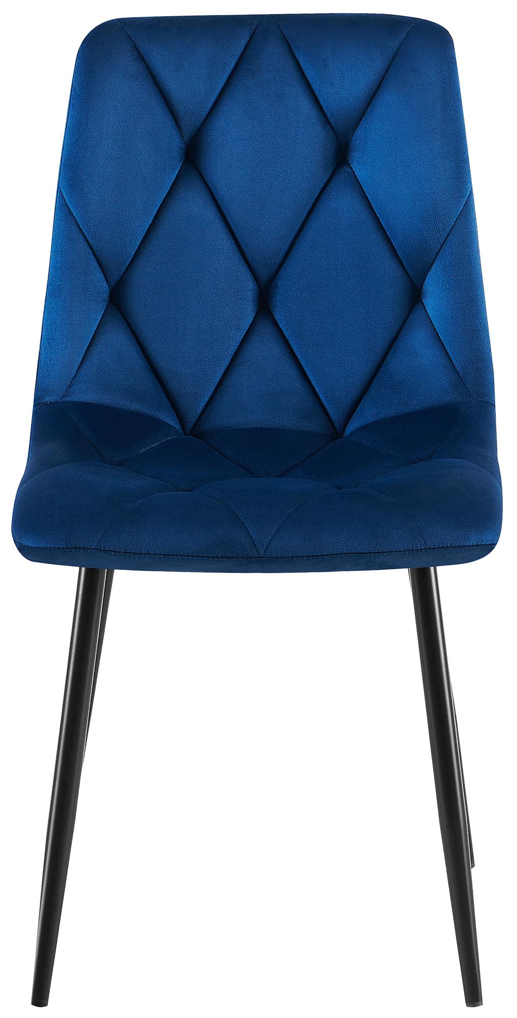 2er Set Esszimmerstuhl Clairton Samt – Ansicht 19