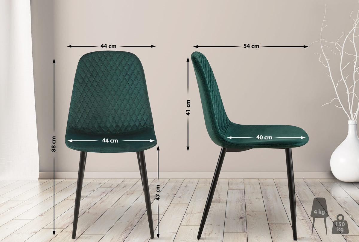 Stuhl Giverny Samt – Ansicht 18
