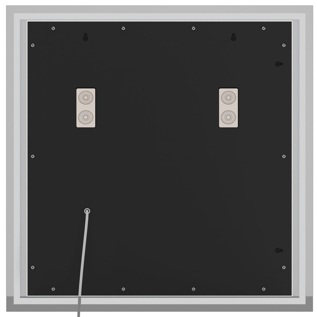 Badspiegel Jaffrey 80x80 mit Bluetooth – Ansicht 7