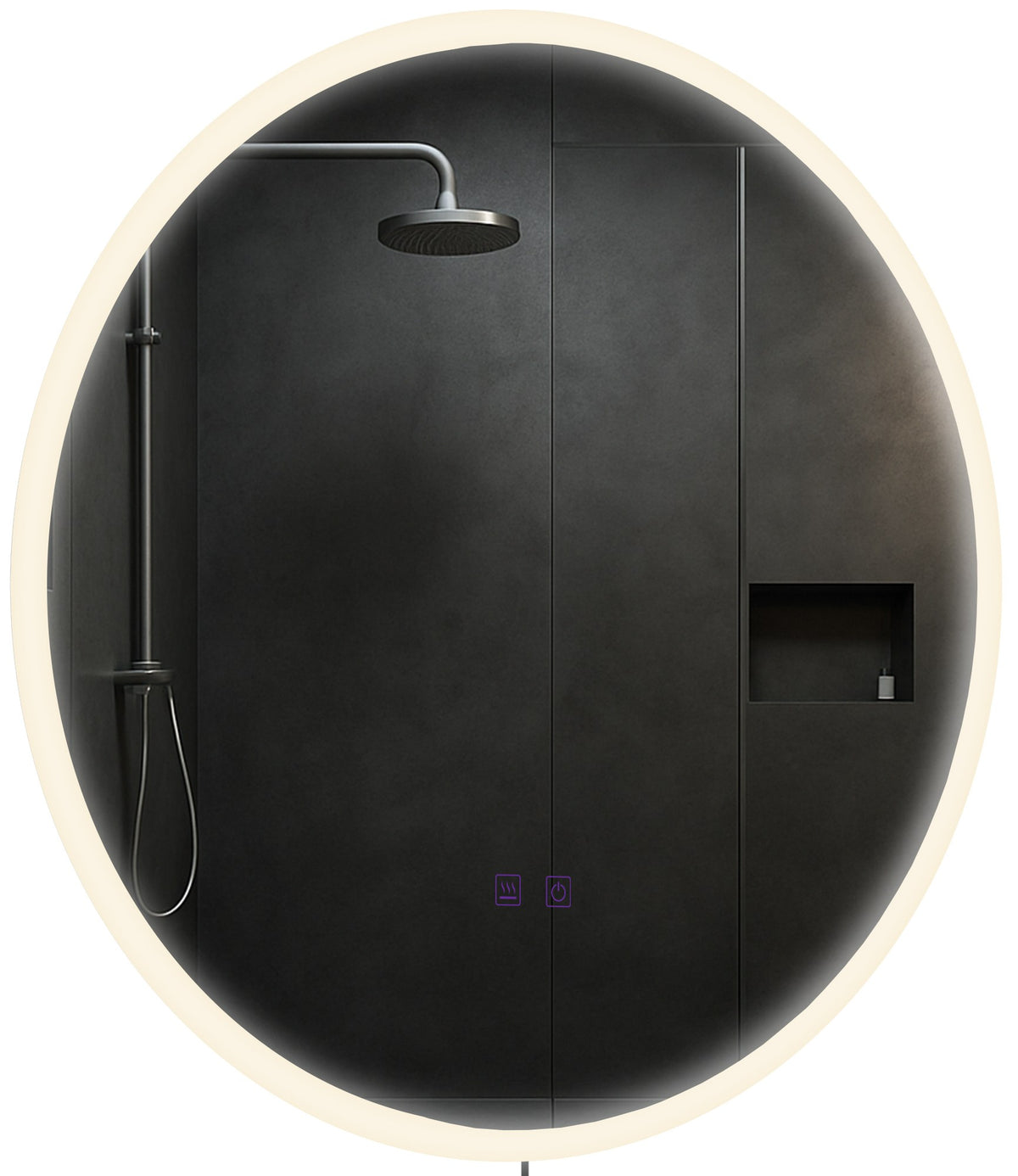 Badspiegel Laconia 60 mit Bluetooth – Ansicht 6