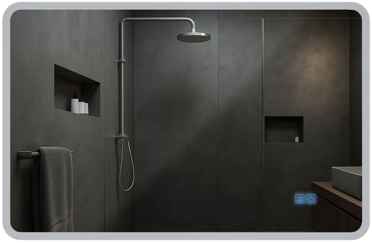 Badspiegel Jericho 70x100 mit Bluetooth – Ansicht 6