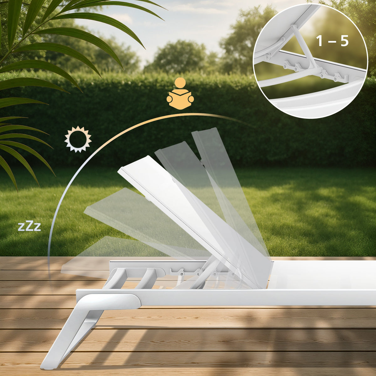 Sonnenliege Tropic – Ansicht 3