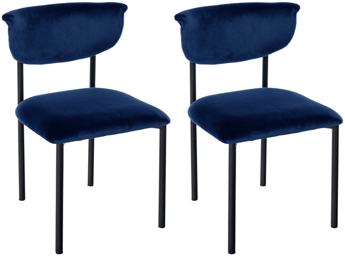 2er Set Besucherstuhl Gambell Samt – Ansicht 8
