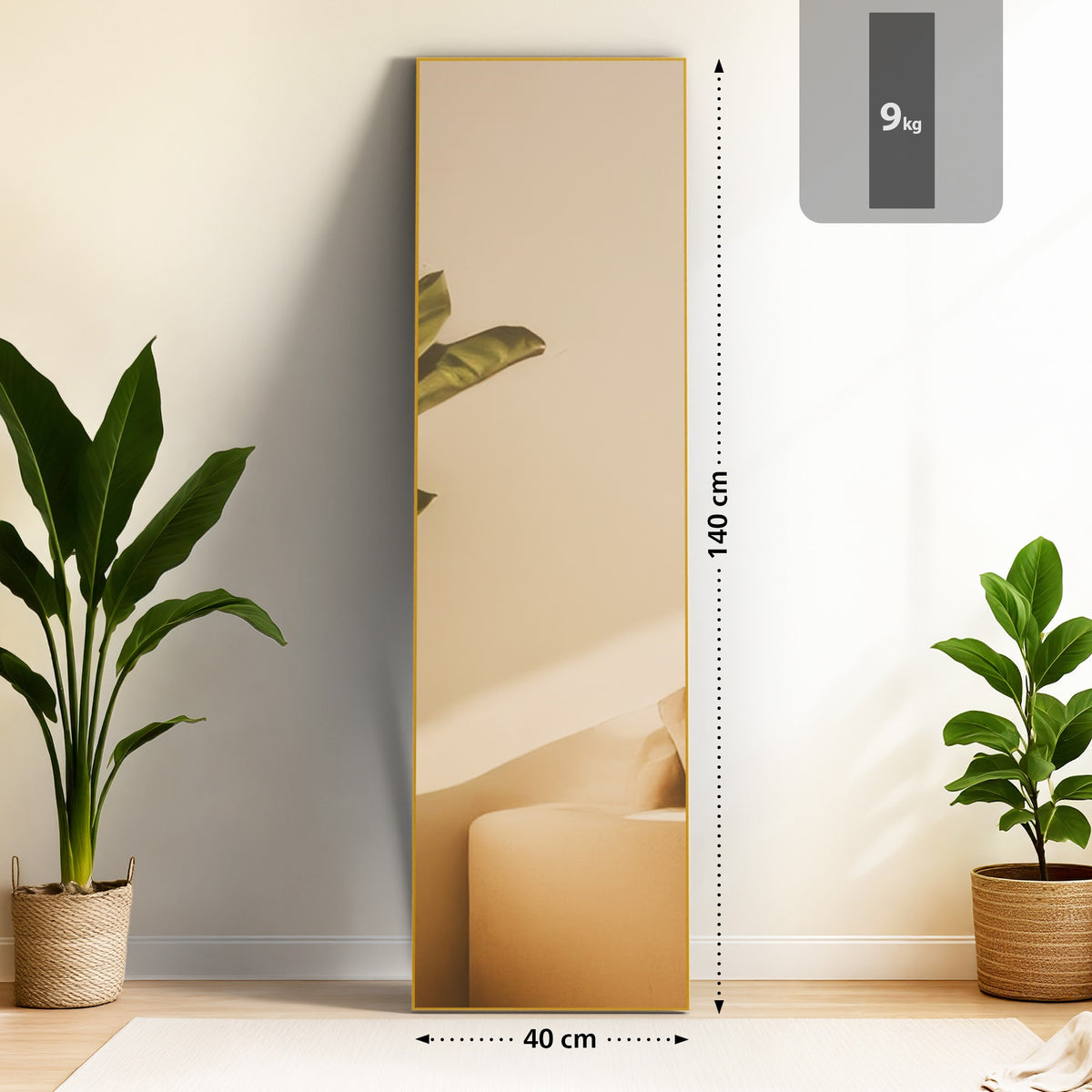 Spiegel Benicia 140x40 cm – Ansicht 9