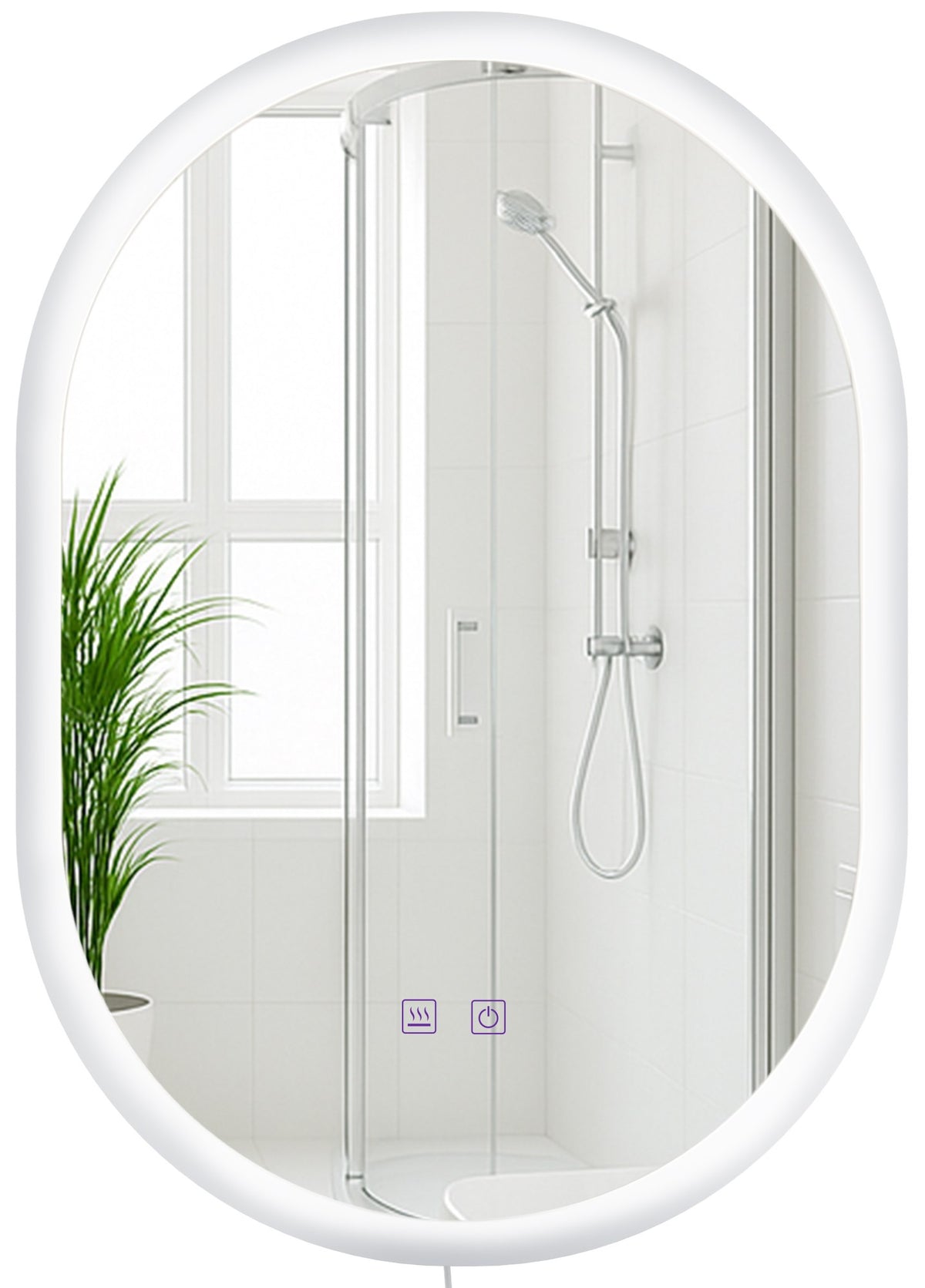 Badspiegel Karishma 70x50 mit Bluetooth – Ansicht 5