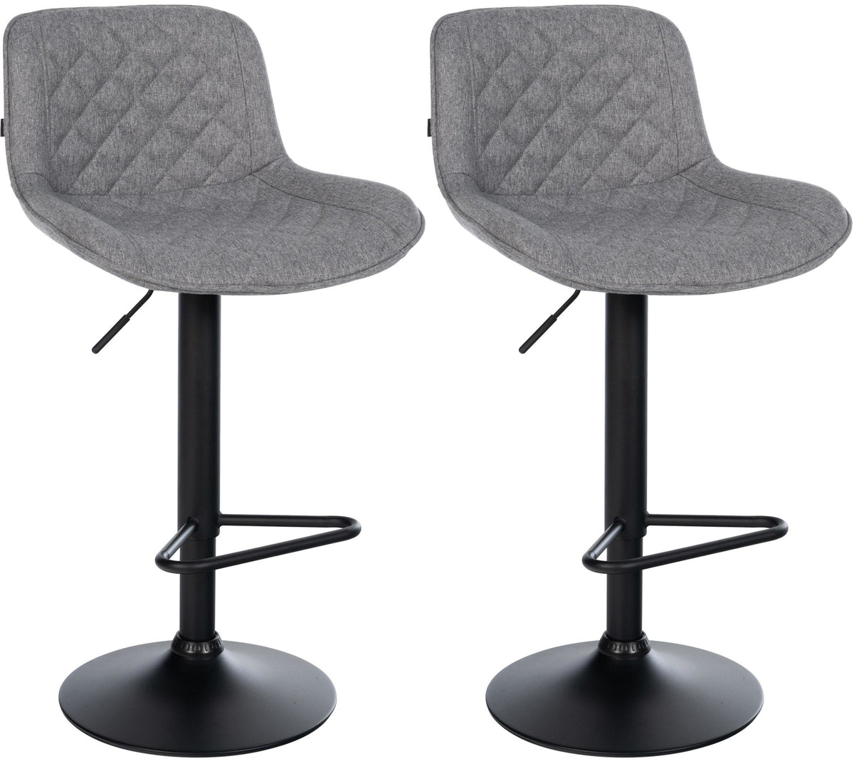 2er Set Barhocker Kasson Stoff – Ansicht 17