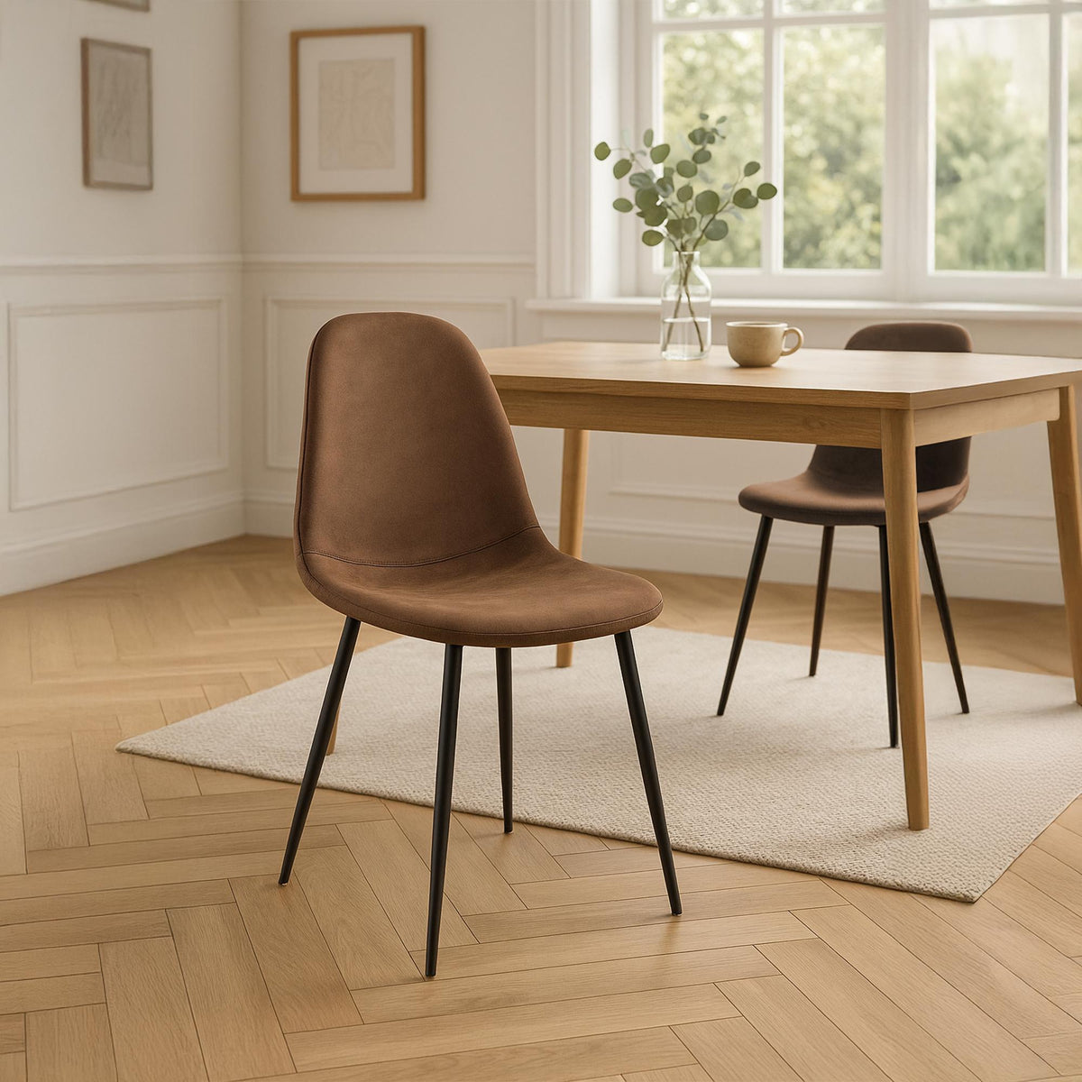 Esszimmerstuhl Napier Vintage Kunstleder – Ansicht 3