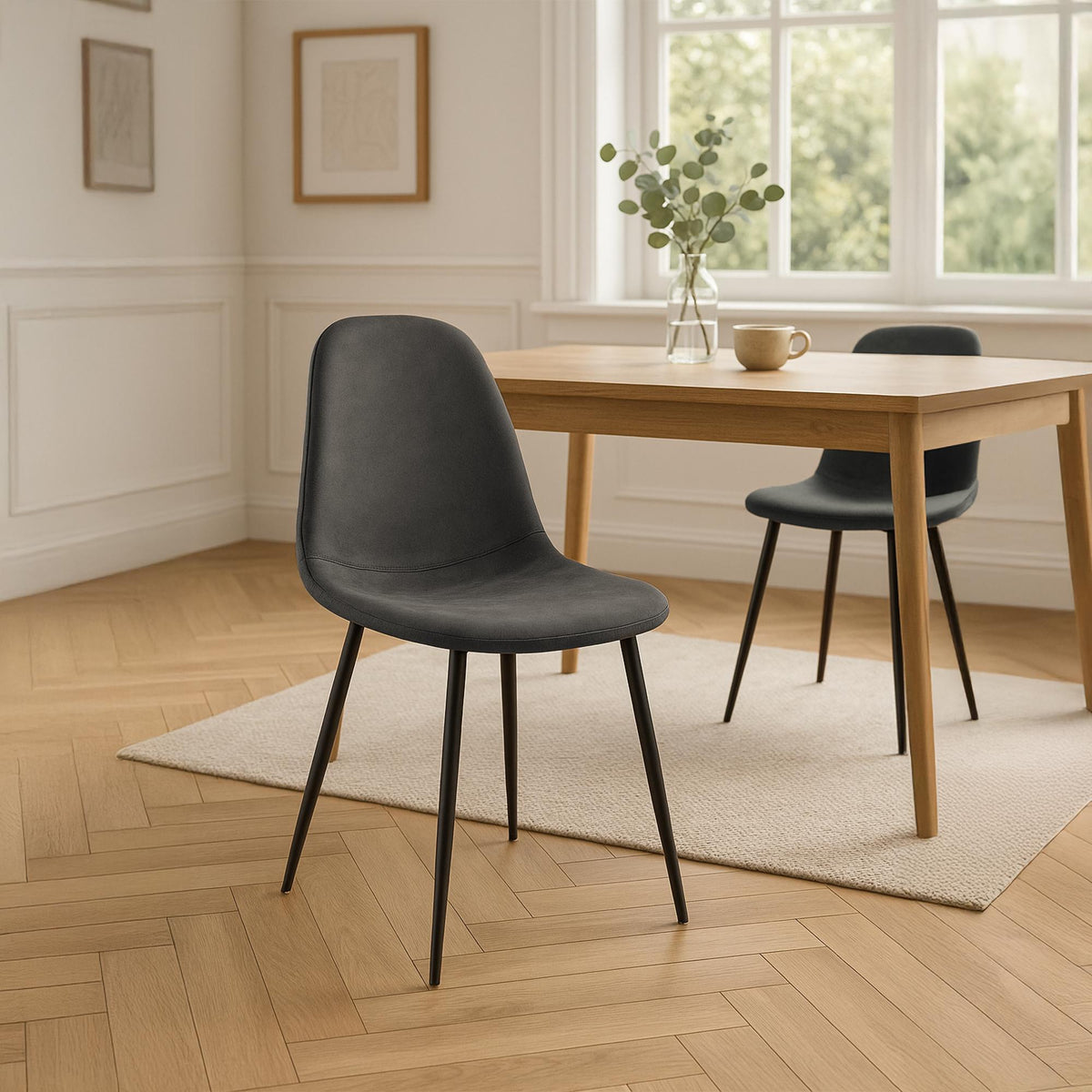 Esszimmerstuhl Napier Vintage Kunstleder – Ansicht 17