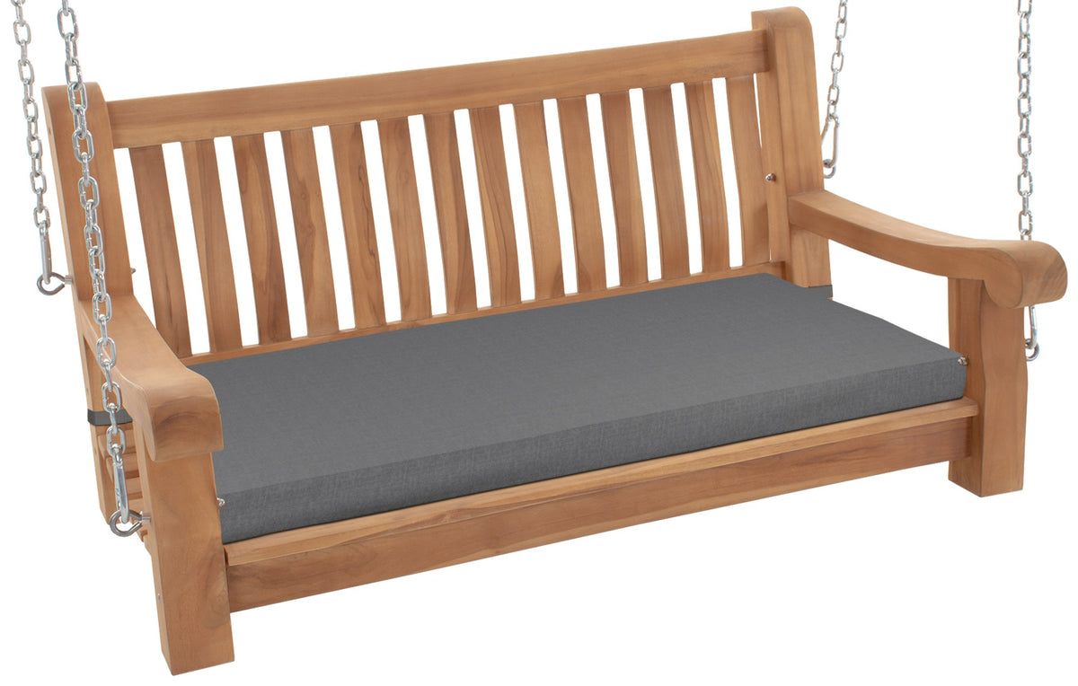 Schaukelbank Joyce mit Sitzkissen 120 cm + teak – Ansicht 8