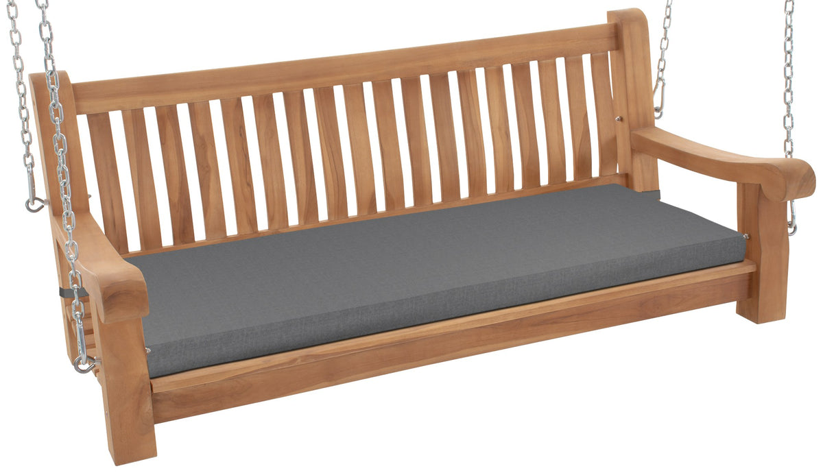 Schaukelbank Joyce mit Sitzkissen 150 cm + teak – Ansicht 8