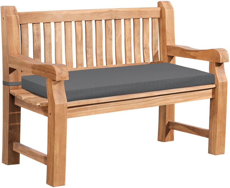 Teakbank Daxon mit Sitzkissen 120 cm