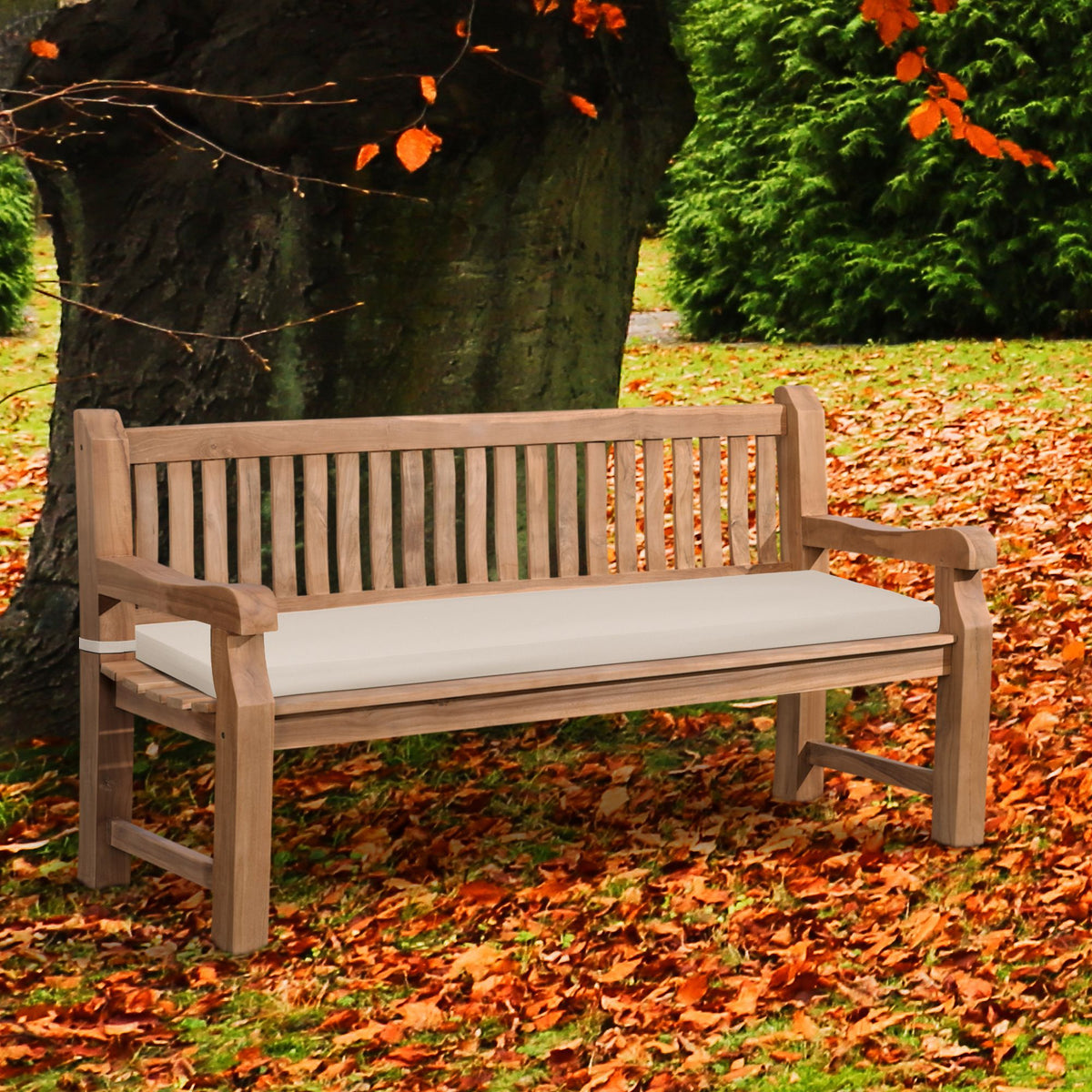 Teakbank Daxon mit Sitzkissen 180 cm – Ansicht 2
