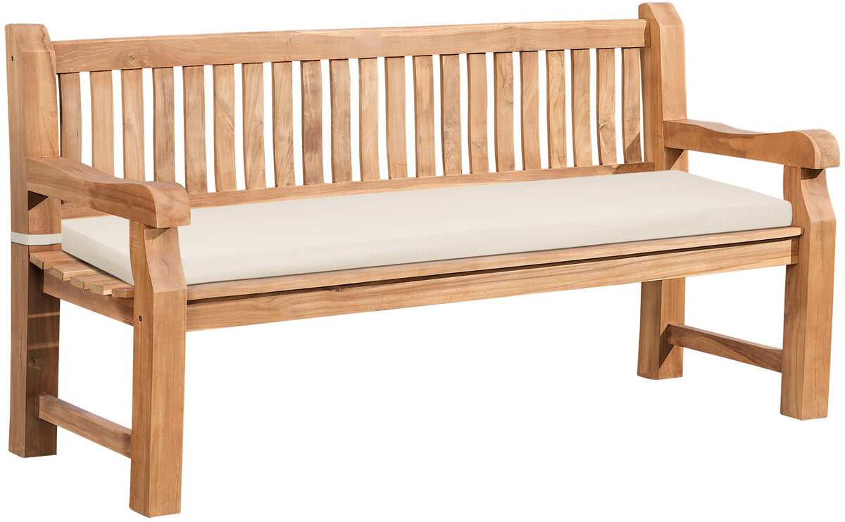 Teakbank Jackson mit Sitzkissen 180 cm + teak