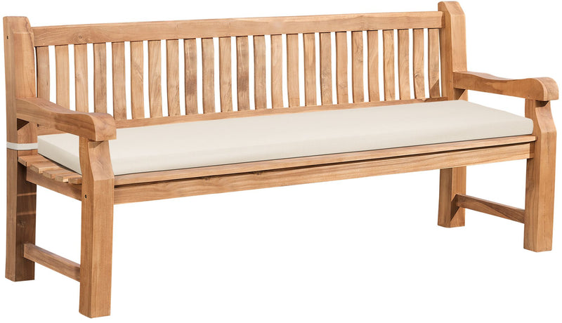Teakbank Jackson mit Sitzkissen 200 cm + teak