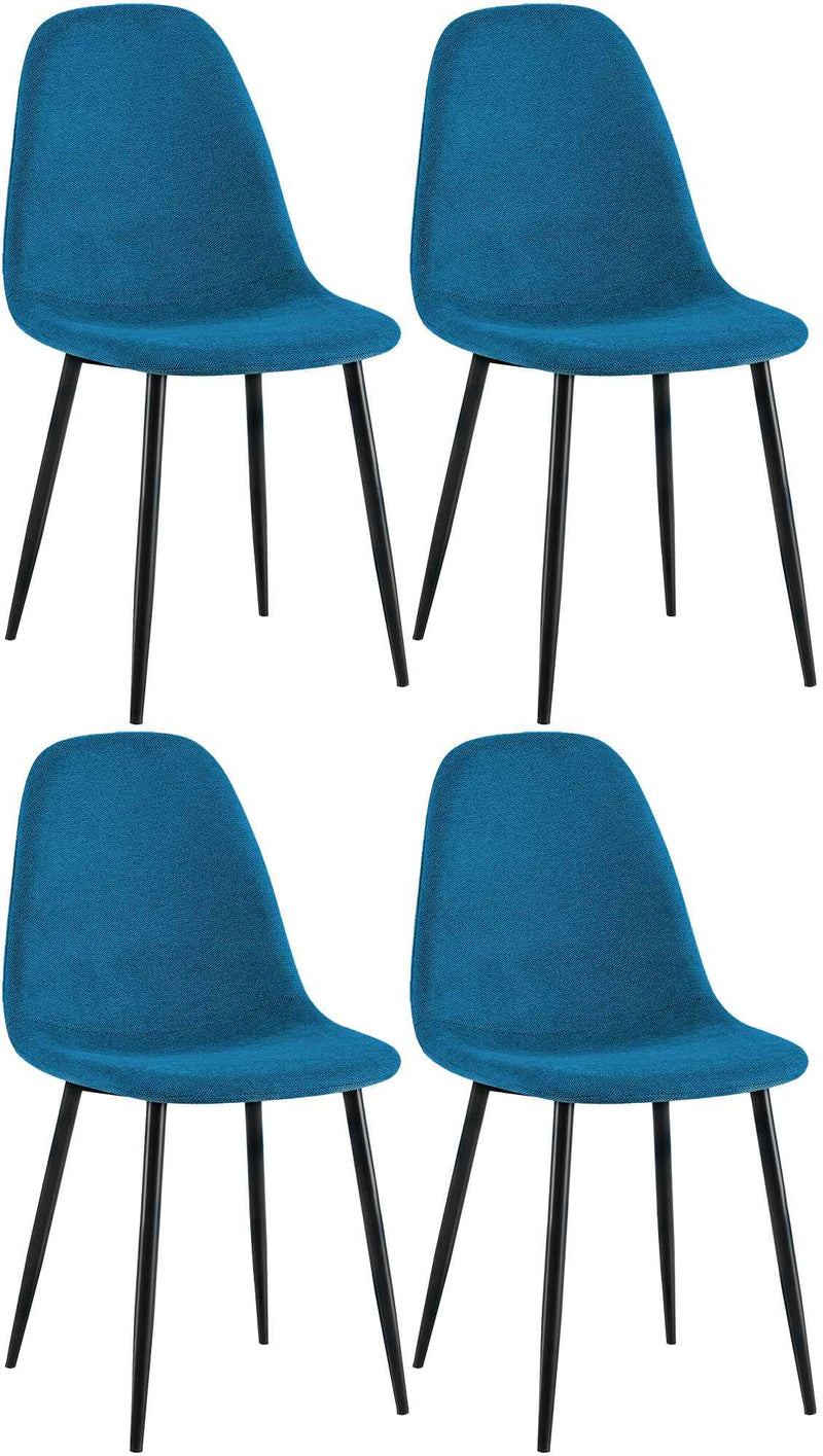 4er Set Esszimmerstühle Napier Stoff