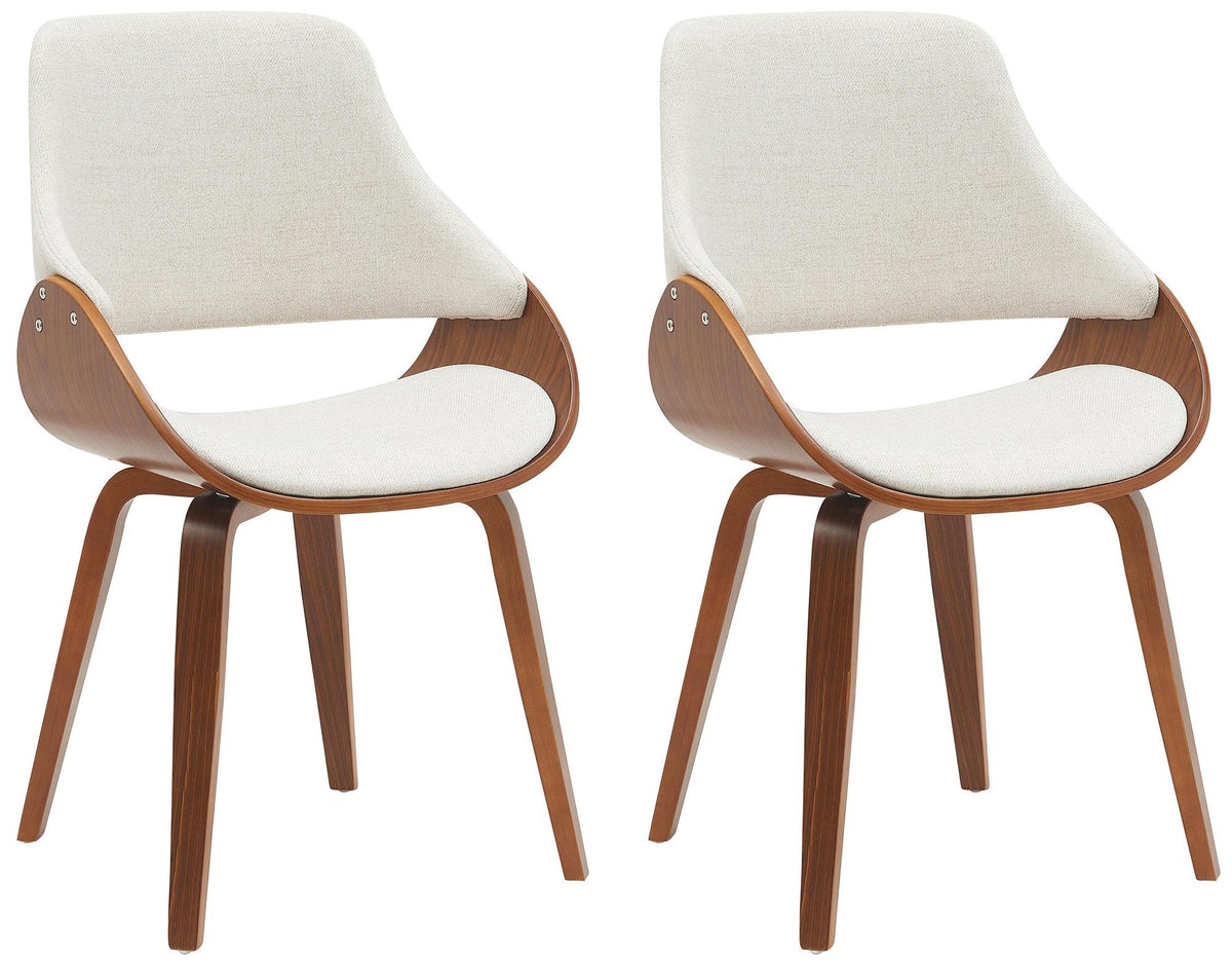 2er Set Esszimmerstuhl Vangale Stoff – Ansicht 6