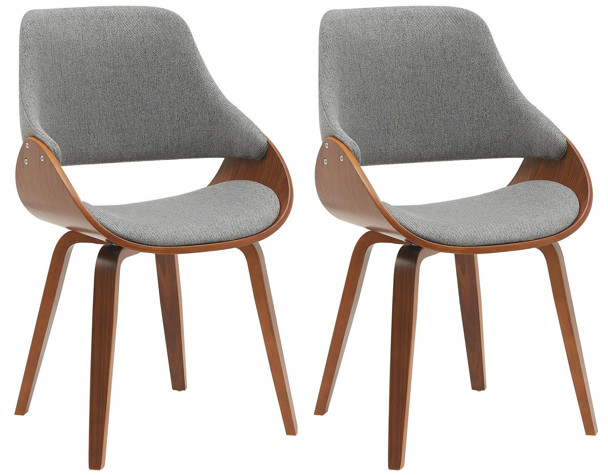 2er Set Esszimmerstuhl Vangale Stoff – Ansicht 11